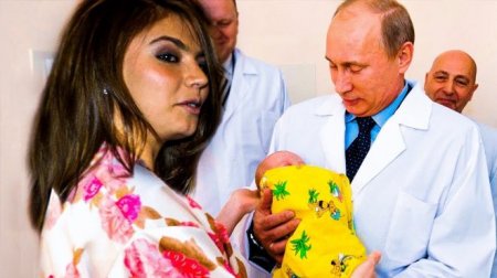 ŞOK: Putin əkiz uşaq atası olub? - FOTOLAR