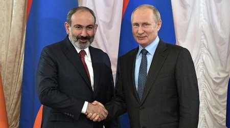 Paşinyan Putinə İrəvan-Ankara münasibətləri barədə HESABAT VERDİ