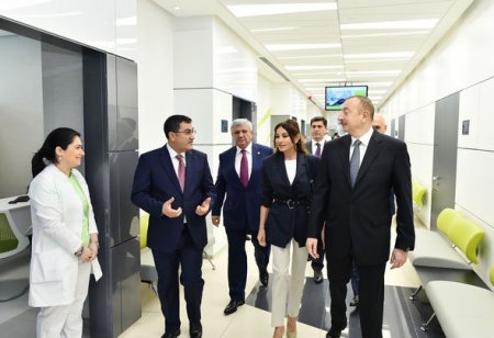 İlham Əliyev Bona Dea hospitalının açılışında
