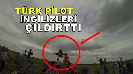 Türk pilot qırıcısı ilə dünyanı ŞOK ETDİ: İzləyicilərin üzərindən bir qarış məsafədən KEÇDİ - ANBAAN VİDEO
