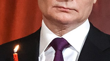 Putinin boğazında görünən “Z” şəkilli çapıq yeni şayiələrə səbəb oldu - FOTO