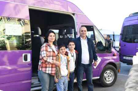 Şuşa şəhərinə və Sus kəndinə ilk köç karvanı yola salınıb - FOTO